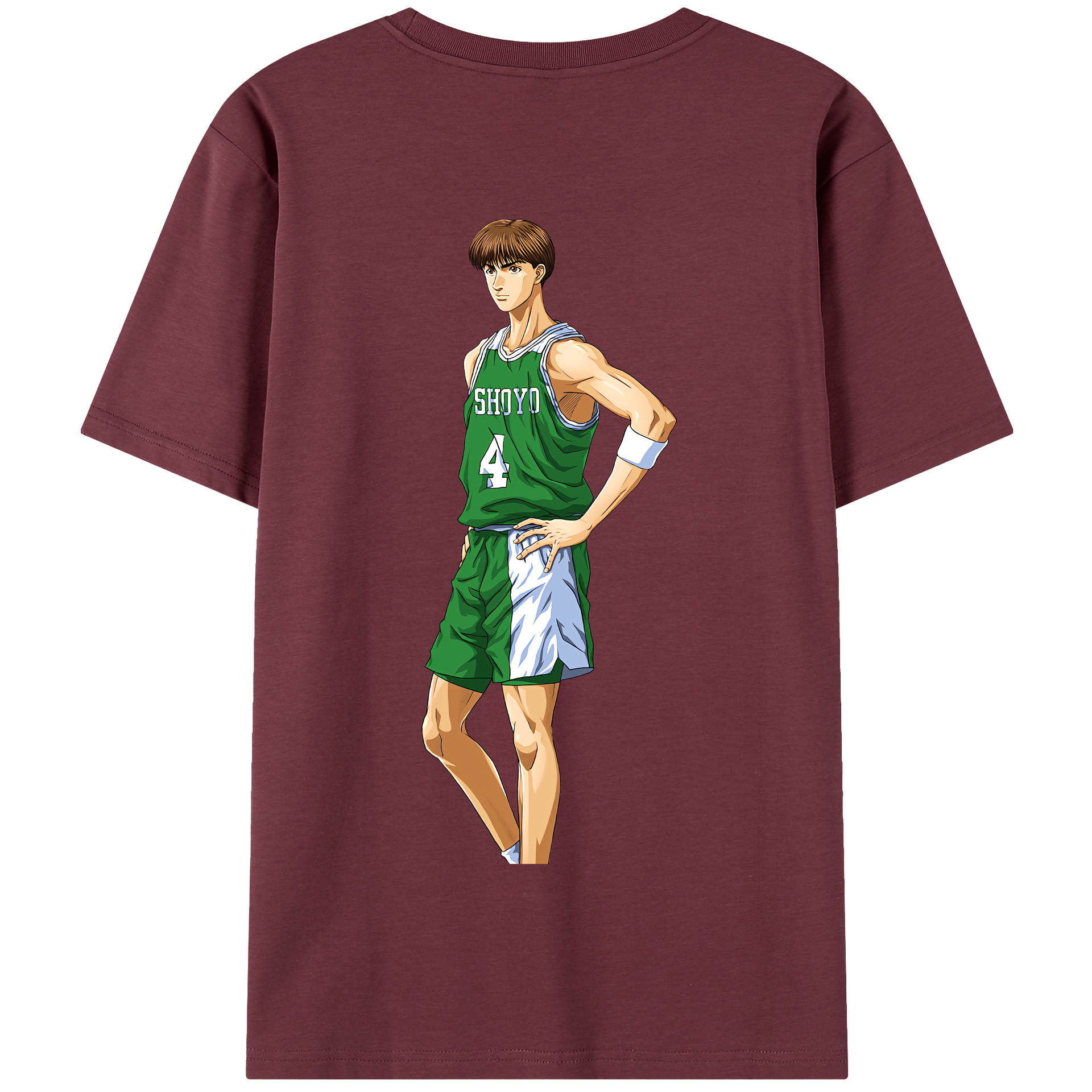 SLAM DUNK／スラムダンク 綿100％半袖Tシャツ（背面プリント）